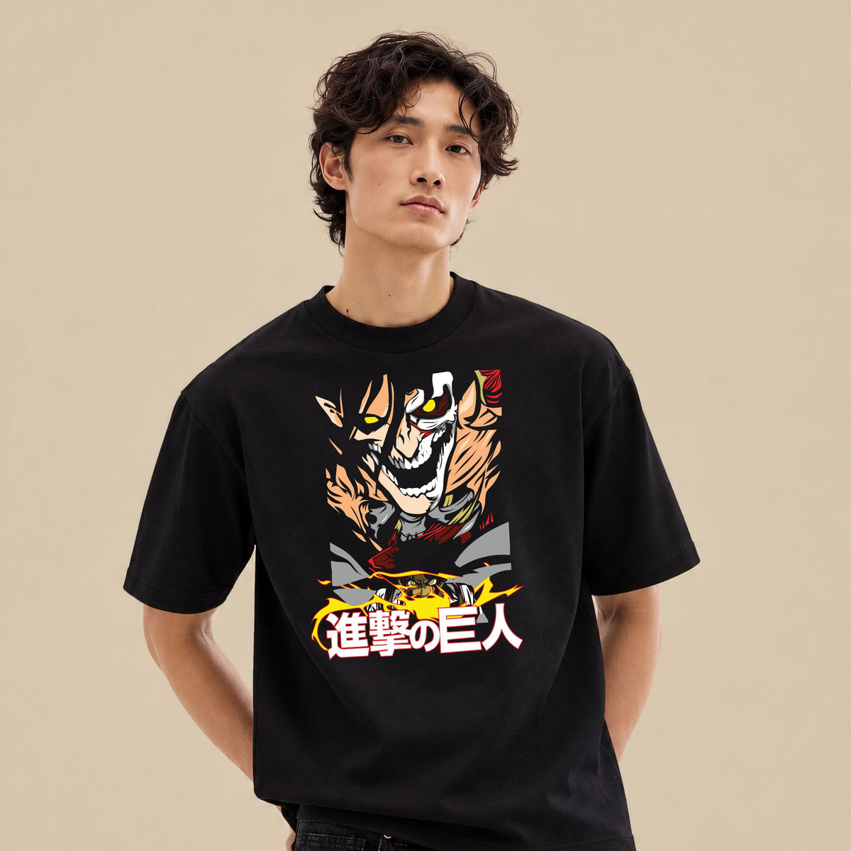 EREN YEAGER OVERSIZED T-SHIRT