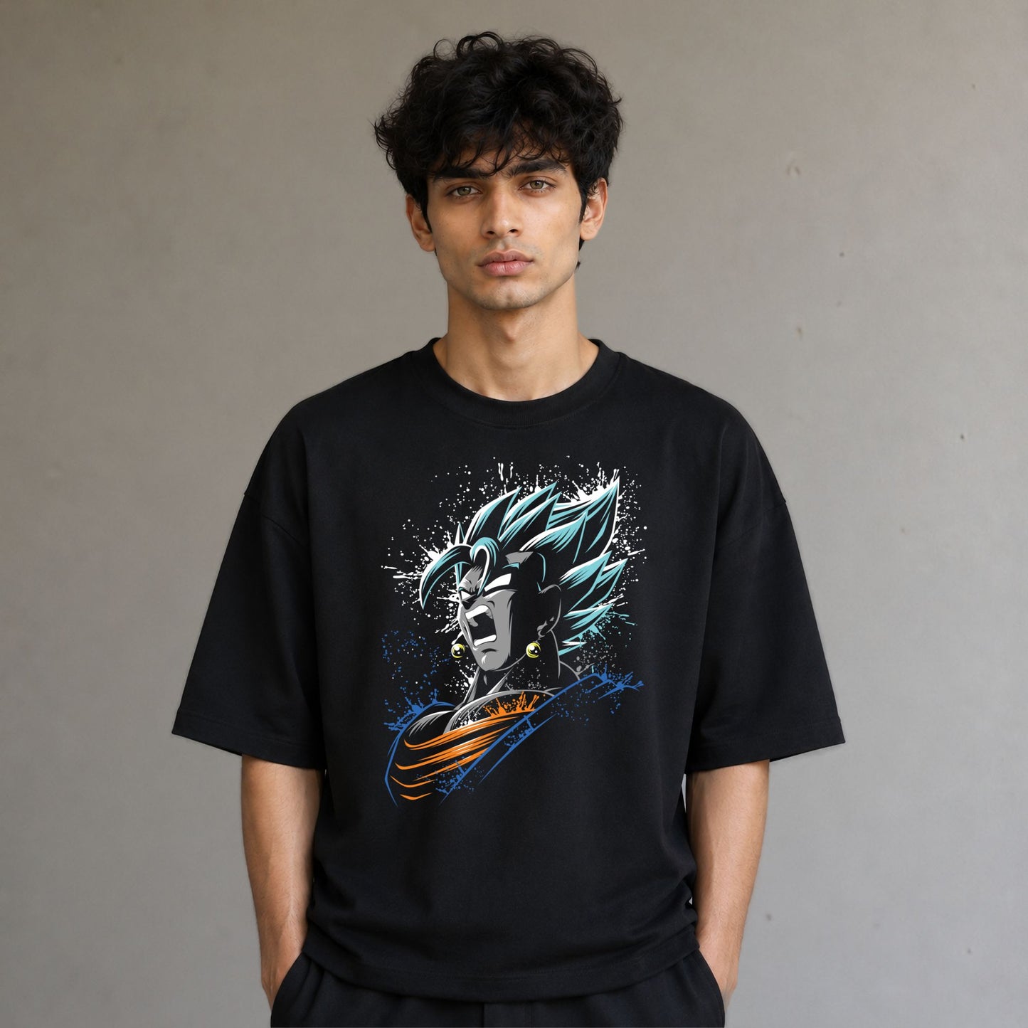 VEGITO BLUE OVERSIZED T-SHIRT