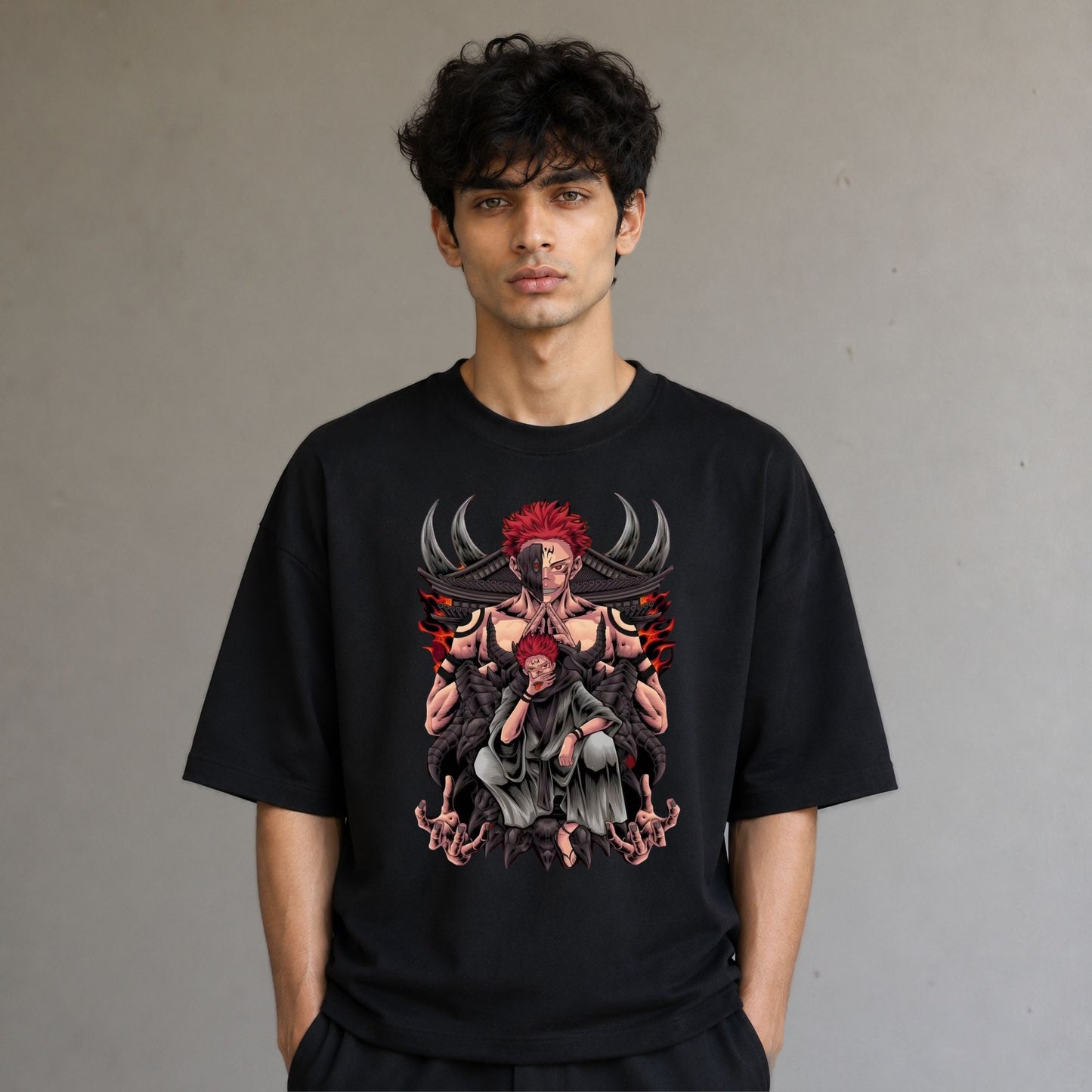 Ryomen Sukuna Oversized T-Shirt